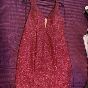 Red Sparkly Cocktail Dress